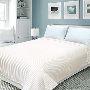 Покрывало Happy Family велсофт Волна г/к №81 кремовый