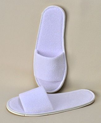 Тапочки одноразовые махровые "Премиум-отель 5" ТО-156 открытые