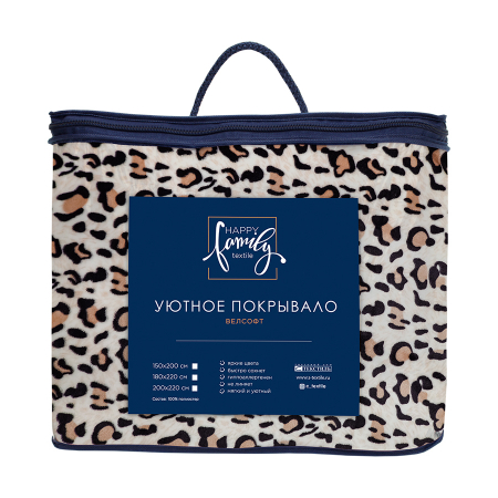 Покрывало  Happy Family велсофт Аллегро