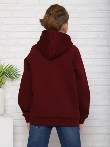 Толстовка детская Рэмзи - man / бордо