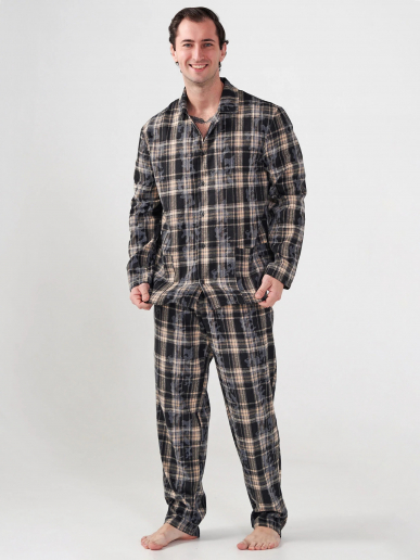 Мужская пижама "Добрый вечер" 2162-Ф / Черный