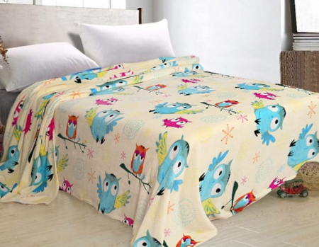 Плед велсофт / Расцветки в ассортименте