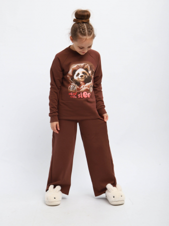 Детская пижама "Эльвира" / Шоколад