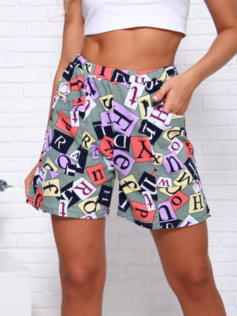 Женские шорты Лора / Буквы
