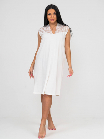 Ночная сорочка мод.1649/1 / Молочный