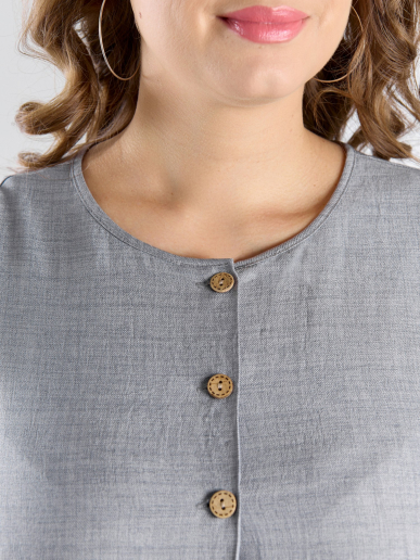 Женское платье "Женский каприз-1" / серый