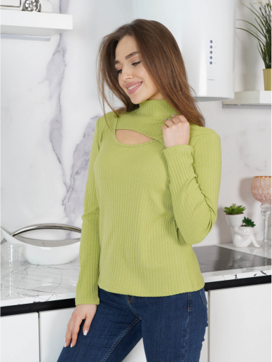 Женская водолазка Марсель / Салатовый