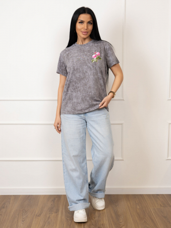 Женская футболка мод.2156/2 / Светло-серый