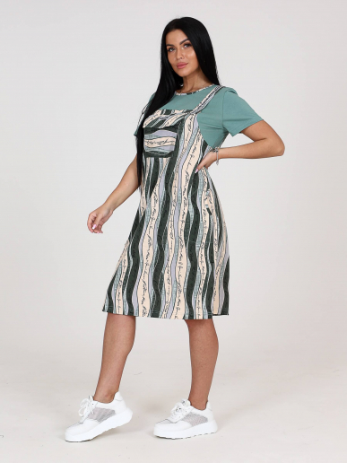 Женское платье СТРАЙК ПлК-52 / Водоросли зеленые