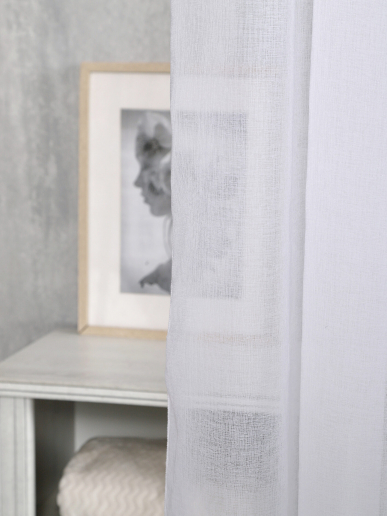 Тюль под лен арт. TPL / Белый