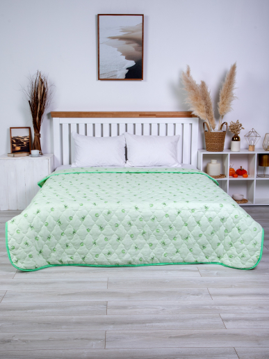 Одеяло-покрывало "Бамбуковое волокно" поплин 300 гр/м2