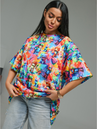 Женская футболка Ирбис / Майнкрафт