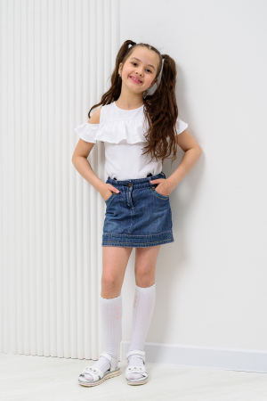 Детские гольфы Незабудка (набор 2 пары) / белый