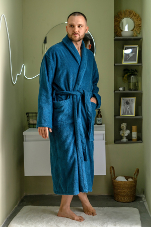 Халат мужской Комфорт-4 / Петроль