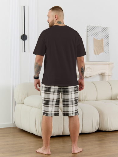 Мужской костюм Мишель-7 / коричневый