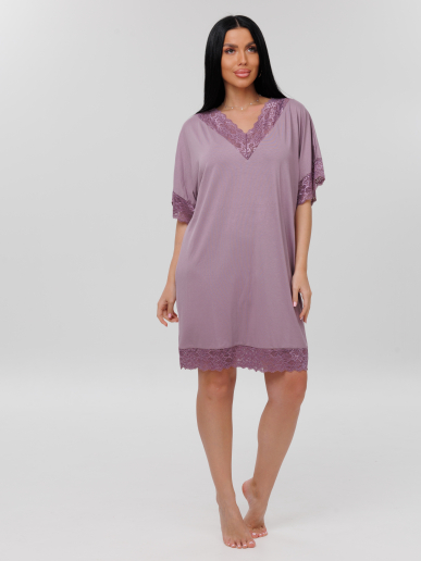 Женская сорочка Сор-112(Вис) / Сухая роза