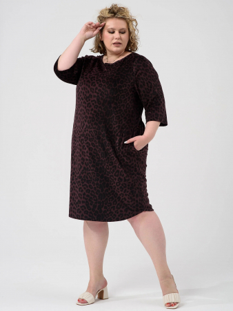 Женская туника "Сафари" 2427-В / Бордовый