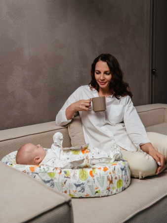Подушка c эффектом памяти «Baby-Люлька» / лесная полянка