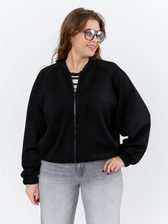 Женский бомбер Нео-1 БО-004 / чёрный