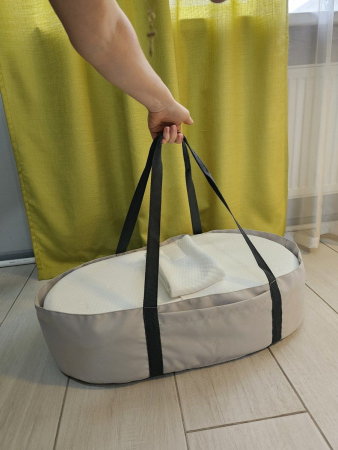 Переноска для подушки-кокона «Baby-Люлька» / серая