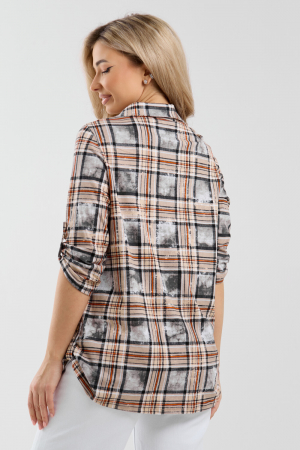 Женская рубашка 36989 / оранжевый