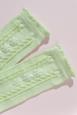 Детские гольфы Незабудка (набор 2 пары) / салатовый
