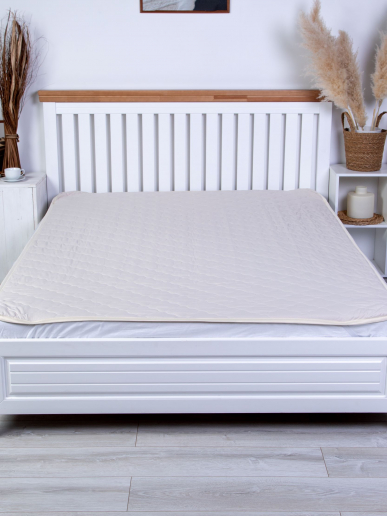 Наматрасник овечья шерсть микрофибра