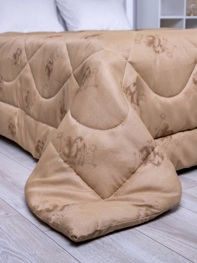 Одеяло "Верблюжья шерсть" полиэстер зимнее 400//ОВШ024