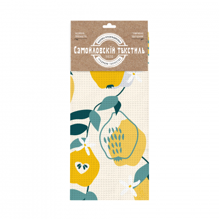 Полотенце вафельное "Самойловский Текстиль" / Фрукты вид 2