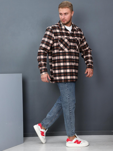 Рубашка мужская Никос / оранжевый