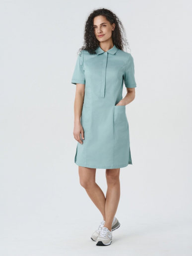 Платье медицинское женское 235.0 / Серо-зеленый
