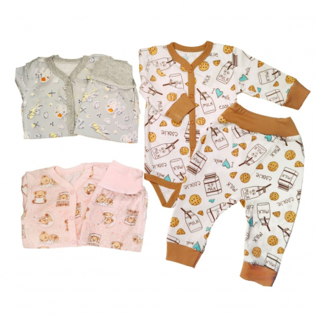 Детский комплект боди и штанишки КМП_2пр_БШТН_КП