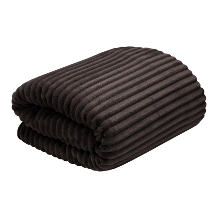 Покрывало  Happy Family велсофт Волна г/к №24 коричневый