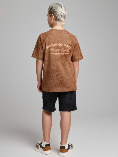 Футболка для мальчика Сидней-2 / коричневый