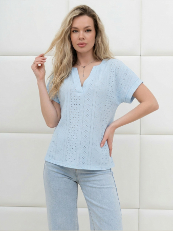 Женская блузка Дис БЛ-043 / голубой