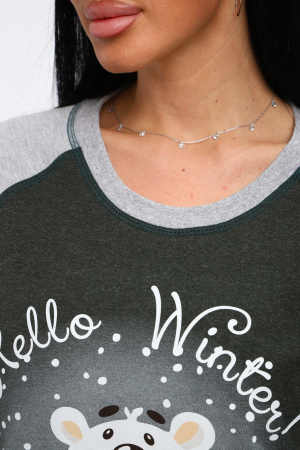 Женский лонгслив Гамми / Хаки