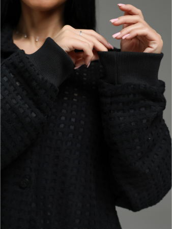 Женская рубашка Стелла / Черный