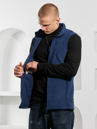 Жилет мужской Алтай-3 / тёмно-синий