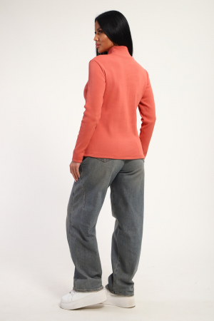 Женская водолазка 74721 / терракотовый