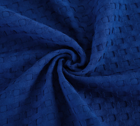 Халат вафельный Relax / синий