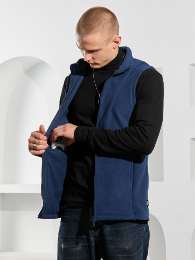 Жилет мужской Алтай-3 / тёмно-синий