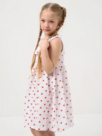 Детский сарафан "Аленушка" / Белый