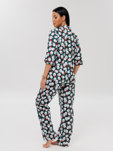 Женский костюм К-132(К) / Зеленый (санта)