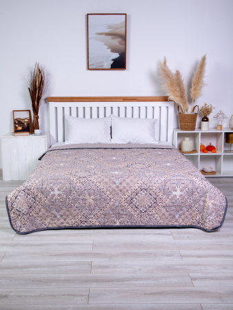 Одеяло-покрывало поплин лён 150 гр/м2