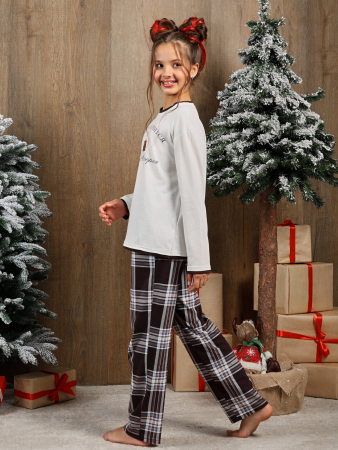 Костюм для девочки Твикс-1 / молочный