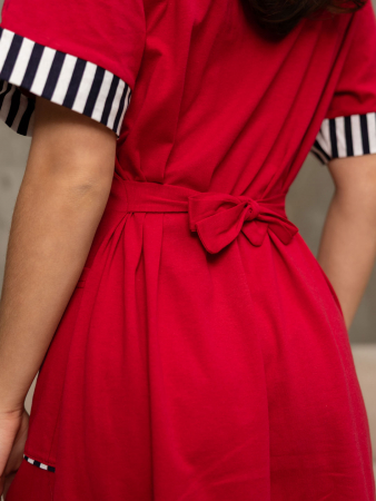 Женский халат мод.2119 / Бордовый