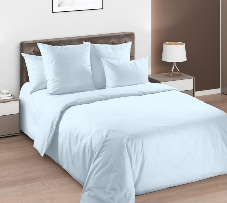 Ткань перкаль Гладкокрашеный / Голубой (компаньон 235 см)