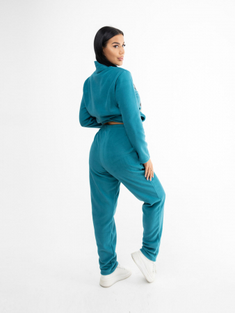 Женский костюм мод.1646/6* / Сине-зеленый
