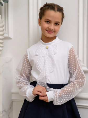 Детская блузка "Олимпия" длинный рукав