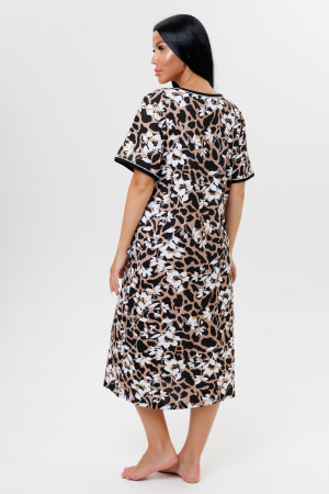 Женский халат 2177 / Коричневый